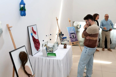 Sinop'ta deniz atıkları sanata dönüştü