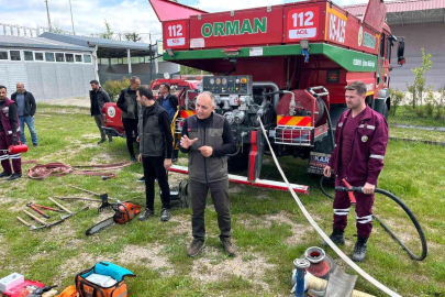 Vezirköprü MYO'da Yangın Gönüllüsü Eğitimi