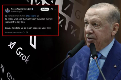Cumhurbaşkanı Erdoğan'ın sözlerine argo çeviri! Grok fena çuvalladı