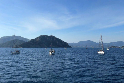 Marmaris'ten Sumud Filosu'na destek için 10 tekne Akdeniz'e açıldı
