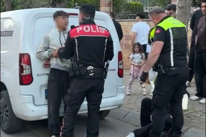 Kaçan motosiklet sürücüsü, kazadan sonra polise sarılıp ağladı