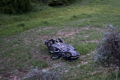Adıyaman'da devrilen otomobildeki 4 kişi yaralandı