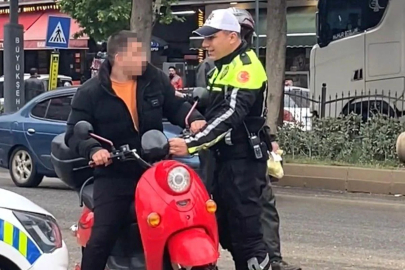 Bindiği motosikletin iki katı ceza yedi