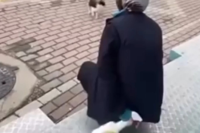 'Gel annem gel' dedi! Yüzüne yağ çözücü sıktı