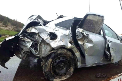 Kütahya'daki trafik kazasında ölü sayısı 2'ye yükseldi