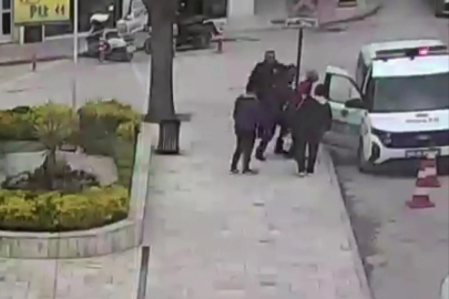 Boğulmak üzere olan vatandaşın imdadına polisler koştu!