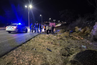 Genç motosikletli kazada hayatını kaybetti