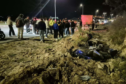 Hafif ticari araçla çarpışan motosikletin sürücüsü öldü