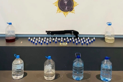 Samsun'da likit uyuşturucu ve hap ele geçirildi