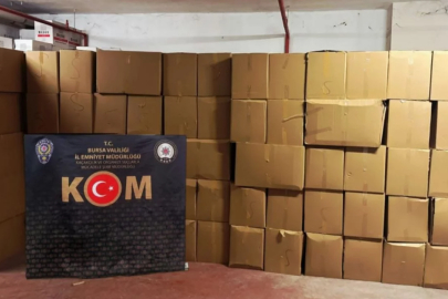Bursa'da rekor operasyon! 3 milyondan fazla ele geçirildi...
