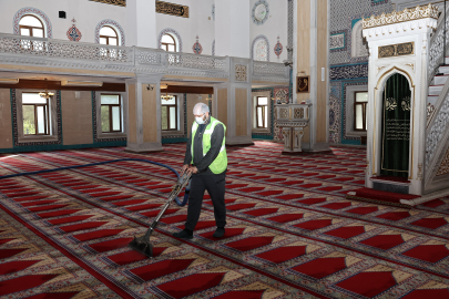 Nilüfer’in ibadethanelerinde bahar temizliği