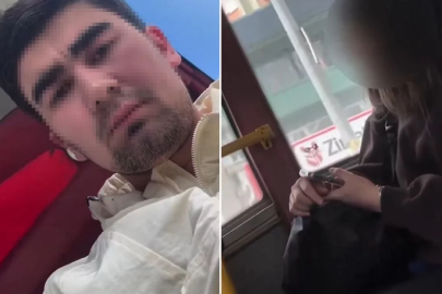 Otobüste infial yaratan görüntü!