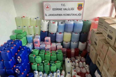 Uzunköprü'de 1 milyon 950 bin TL'lik sahte deterjan ele geçirildi
