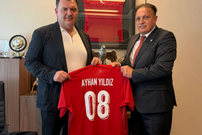 Avrupa Türk Futbol Federasyonu'ndan TFF'ye ziyaret