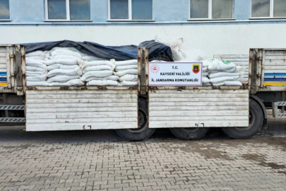 Kayseri'de tonlarca sahte gübre ele geçirildi