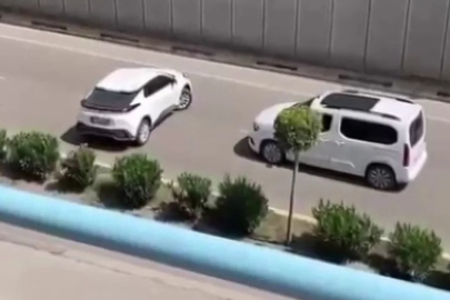 Trafikte çıldırtan anlar! Gören hayrete düştü