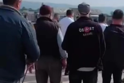 Bursa'da kurban pazarında ortalık karıştı!