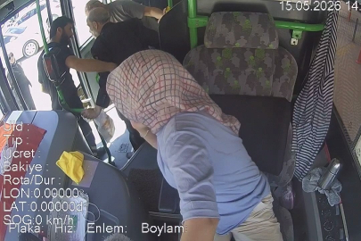 BURULAŞ’ın kadın otobüs sürücüsünden örnek davranış