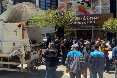 Çöp kamyonu presine sıkışan işçi feci şekilde can verdi