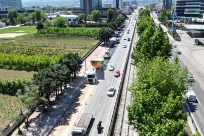 İstanbul Yolu'nda hummalı asfalt çalışması