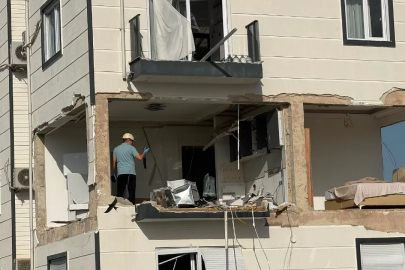 Ev tüpü bina içinde patladı! Kullanılamaz hale geldi