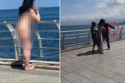 Beyrut sahilinde gergin anlar: Sosyal medyayı ayağa kaldıran görüntüler tartışma yarattı