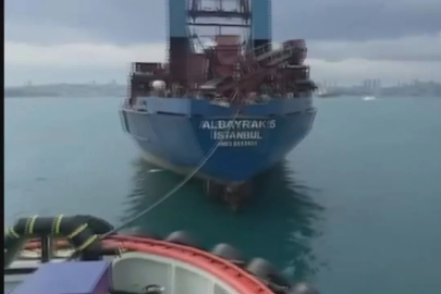 Haydarpaşa açıklarında arıza yapan dev tarama gemisi için alarm! Ekipler harekete geçti
