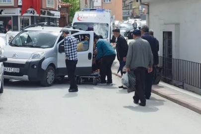 Kütahya'da direksiyon başında rahatsızlanan sürücü kaza yaptı