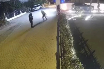 Lüks araç alevlere teslim oldu, o anlar kamerada