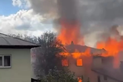 Kastamonu'da çıkan yangında cami kullanılamaz hale geldi