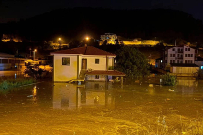 Sakarya'yı sağanak vurdu: Dere taştı, evleri ve tarım arazilerini su bastı