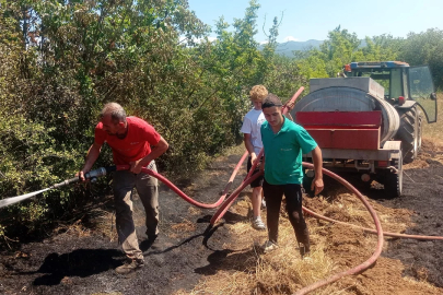 Bursa'da seferberlik! Arazideki yangın panik yarattı