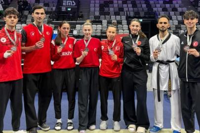 Milli taekwondoculardan Avrupa'da madalya yağmuru!