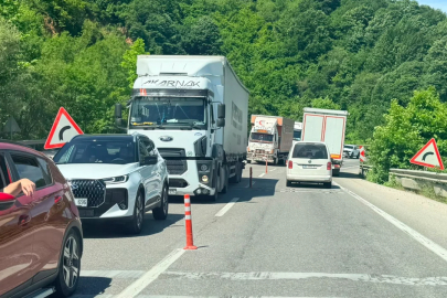 Yalova-Bursa yolunda trafik kilitlendi, kuyruk kilometrelerce uzadı!