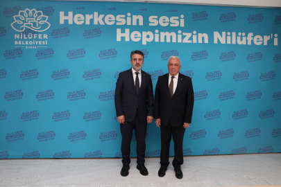 Başkan Özdemir ve Şahin Biba Buluştu