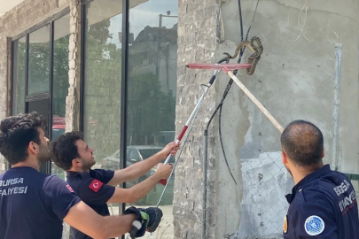 Bursa'da iş yerinde korku dolu anlar: Çalışanlar gözlerine inanamadı