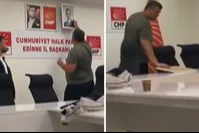 CHP Edirne İl Başkanlığı'ndaki Özgür Özel portresi kaldırıldı