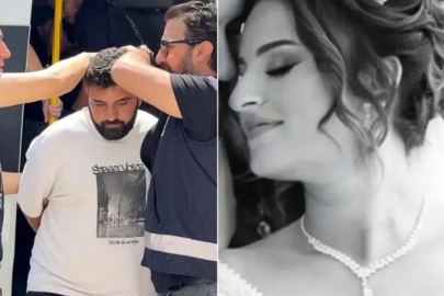 Hamile eşini öldüren caniye çıldırtan uğurlama! Bir de tebessüm etti