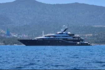 Suudi Arabistan Prensi'ne ait süper lüks yat Bodrum koylarında