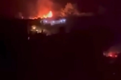 Bursa'da korkutan gece: Bağ evini saniyeler içinde teslim aldı