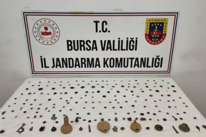 Bursa'da tarihi eser operasyonu!