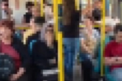 Bursa metrosunda medeniyet tartışması!
