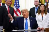 Trump, skandallarla anılan Demokrat Partili ismi domuza benzetti