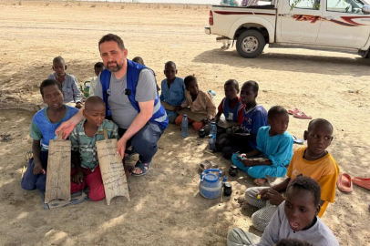 Bursa'dan Afrika'ya uzanan yardım eli! Çad'da yetimlerin yüzü güldü...