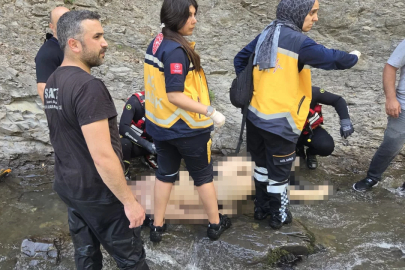 Serinlemek için girdiği derede can verdi