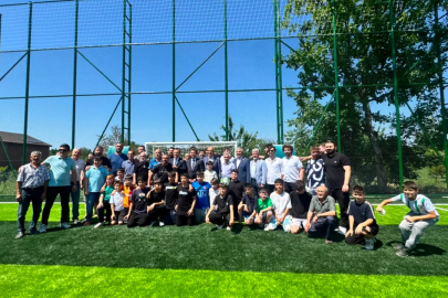 Bursa'ya yeni spor tesisi! Futbol ve basketbol sahası...