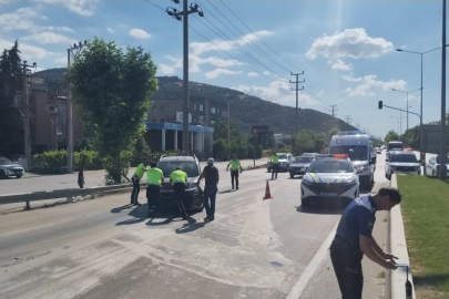 Bursa'da trafik bir anda durdu!