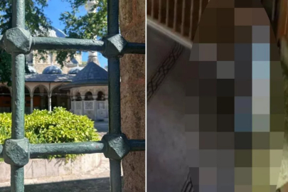 Tarihi camide ilişki rezaleti!