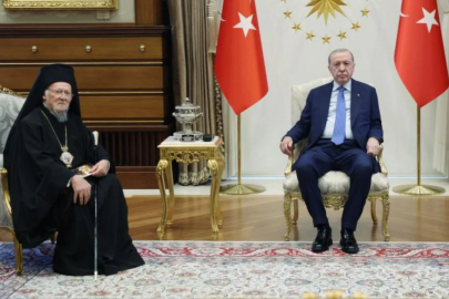 Cumhurbaşkanı Erdoğan, Fener Rum Patriği Bartholomeos ile görüştü