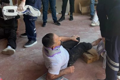 Yük asansörü halatı koptu! Çok sayıda yaralı işçi var